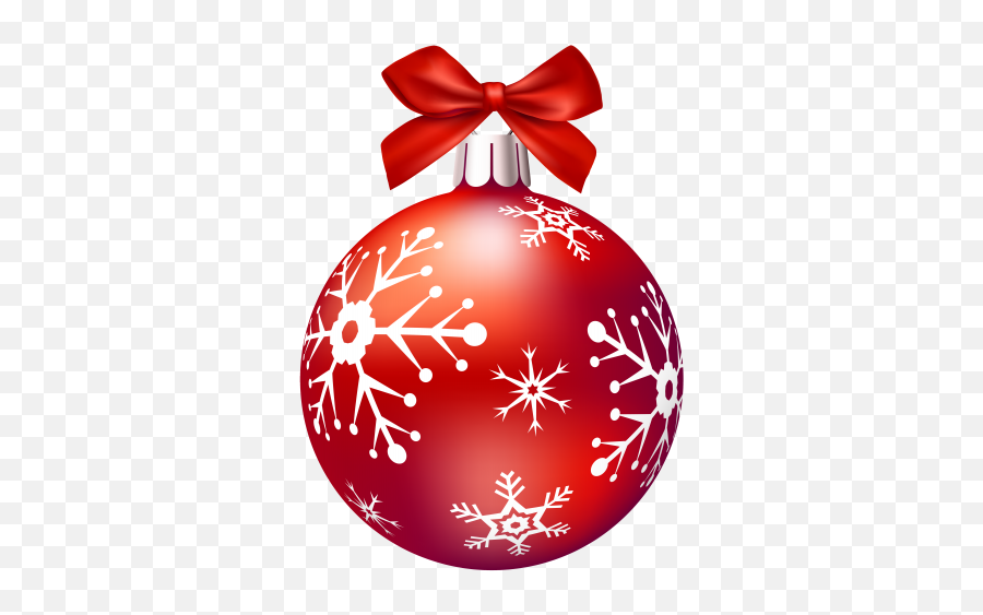 Red Christmas Balls Png Clip Art The - Christmas Ball Clipart Emoji,Emoji Christmas Decorations
