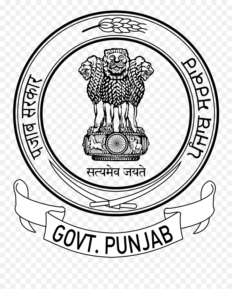 Seal Of Punjab - Punjab Govt Logo Png Emoji,Satellite Emoji