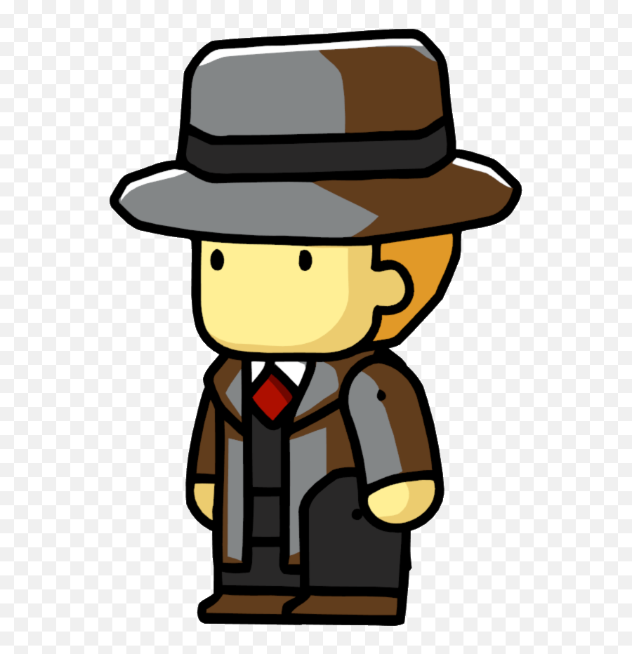 Detective Clipart Female Detective - Scribblenauts Pilot Emoji,Investigator Emoji