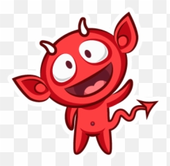 Cuteemotion Hashtag - Funny Looking Devil Png Emoji