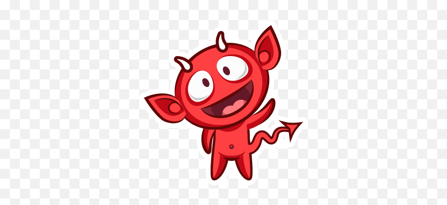 Cuteemotion Hashtag - Funny Looking Devil Png Emoji,Red Devil Emoji