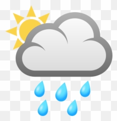 Emoji The Sun Behind The Rain Cloud To Copy Paste Wprock - Emojis Lluvia,Camping Emojis