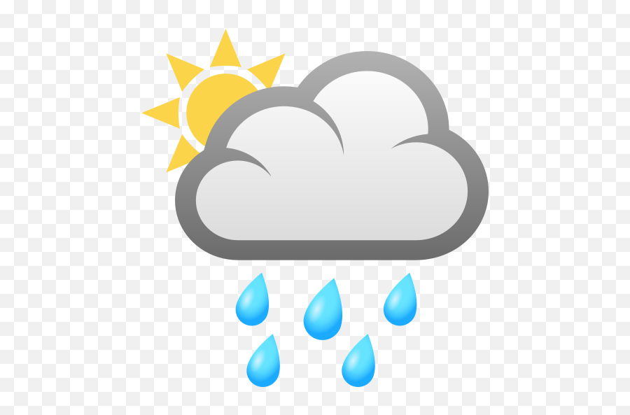 Emoji The Sun Behind The Rain Cloud To Copy Paste Wprock - Emojis Lluvia,Camping Emojis