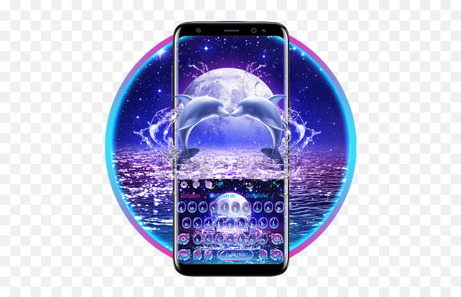 Dolphin Love Keyboard U2013 Aplikacije V Googlu Play - Smartphone Emoji,Dolphin Emoji