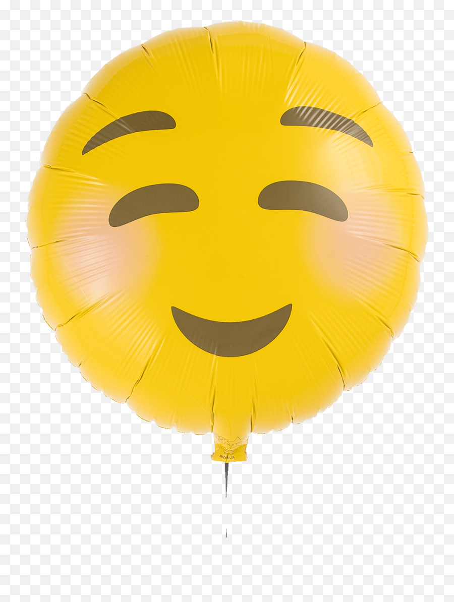 Emoji Get Well Soon Helium Filled - Happy,Emoji Balloons