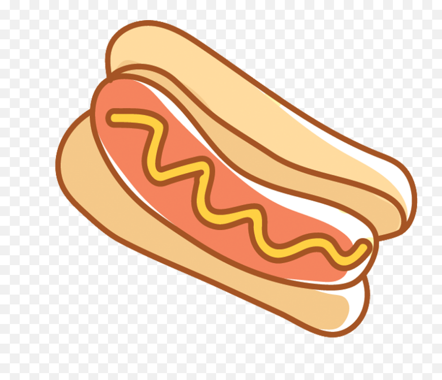 Hot Dog Bun Bread Clip Art - Pão Sovado Emoji,Hotdog Emoji