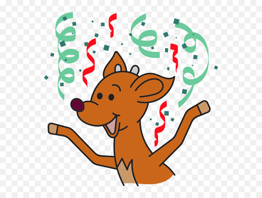 Raymond The Reindeer Stickers Messages Sticker - 7 Clipart Happy Emoji,Reindeer Emoji