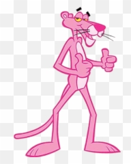Pink Panther Thumbs Up - Cartoon Pink Panther Drawing Emoji,Panther Emoji