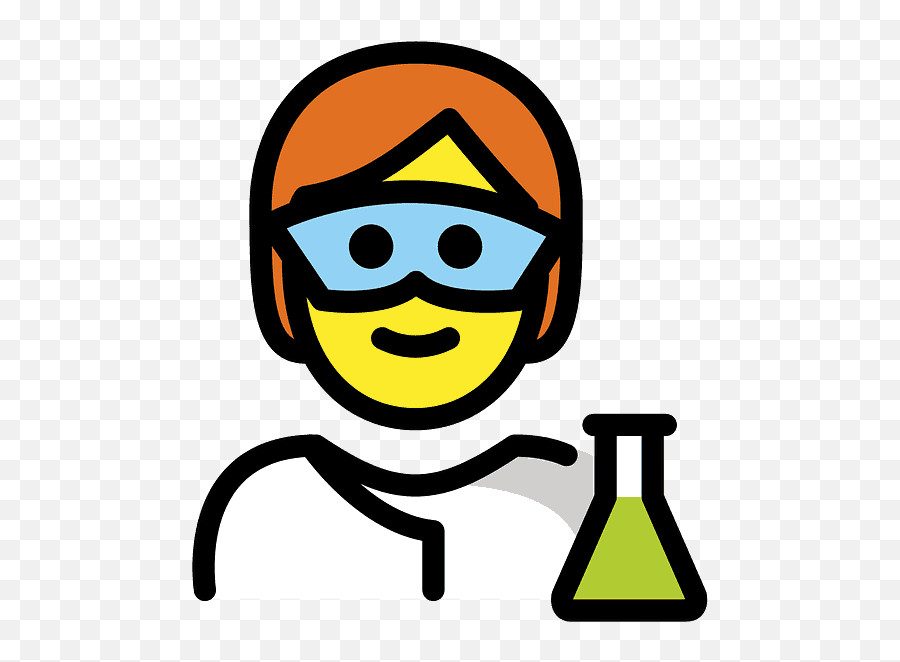 Scientist Emoji Clipart - Scientist,Chemistry Emoji