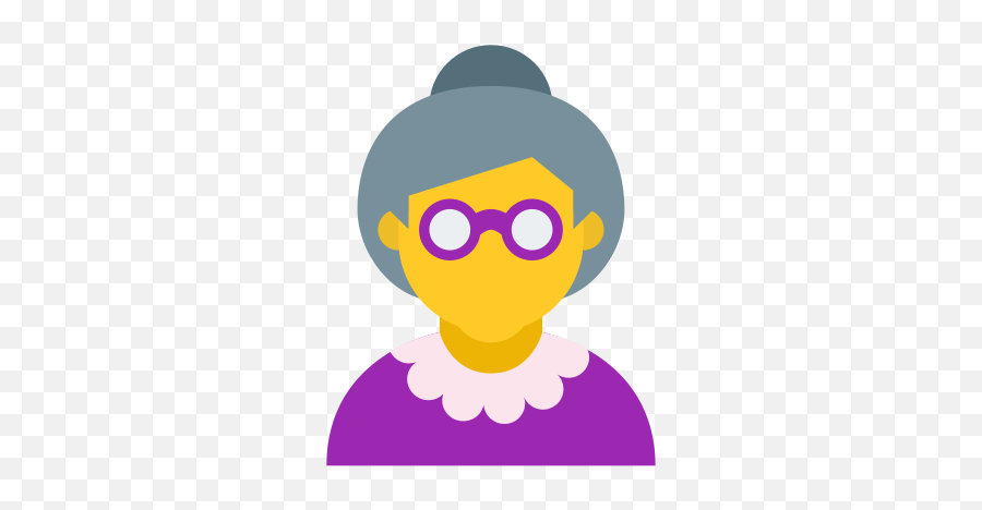 Old Woman Skin Type 7 Icon - Old Lady Png Emoji,Old Woman Emoji