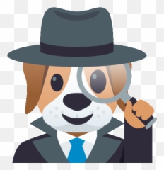 Detective Dog GIF - Joypixels Discover u0026 Share GIFs Cartoon Gif Emoji
