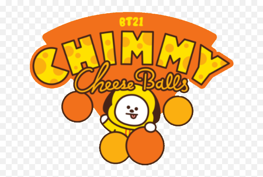 Bt21 Chimmy Cheese Cheeseball Sticker By Bt21 Bts - Dot Emoji,Bt21 Emoji
