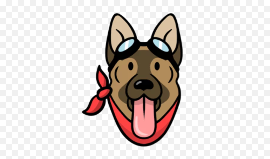 Telegram Sticker 28 From Collection Fallout Emoji - Fallout Dogmeat Sticker,German Emojis