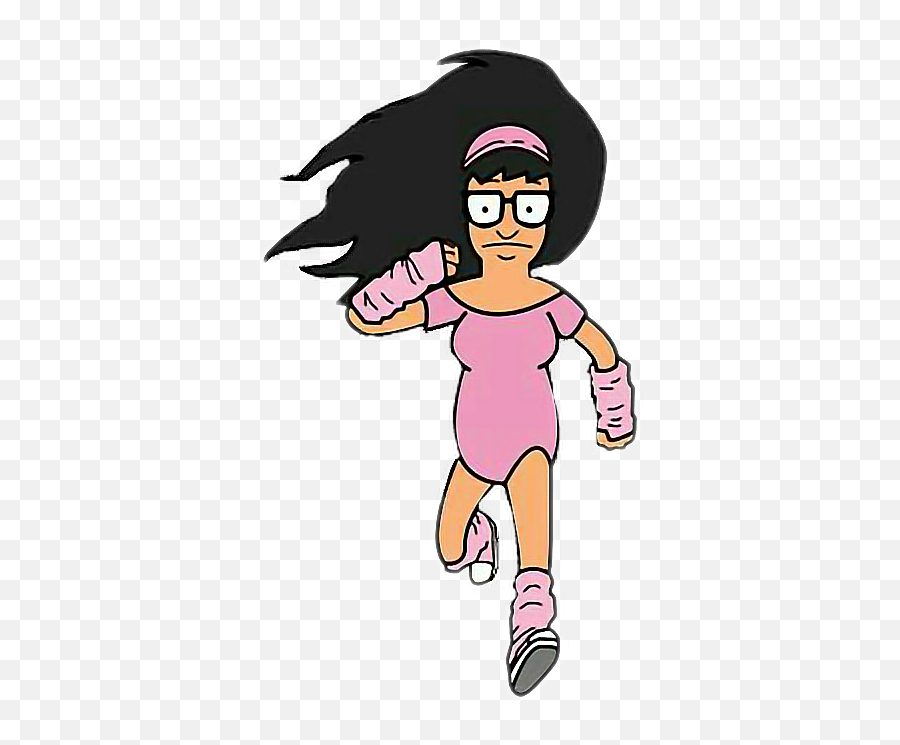 Queen Beautiful Run Emoji Sticker By Bella Bernal - Transparent Bobs Burgers Png,Emoji Run