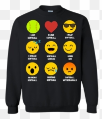 I Love Softball Emoji Emoticon Team - Mathletes Shirts,Thanksgiving Emoji Text