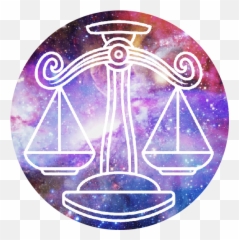 Libra Zodiac Scale Galaxy Freetoedit - Circle Emoji,Libra Symbol Emoji