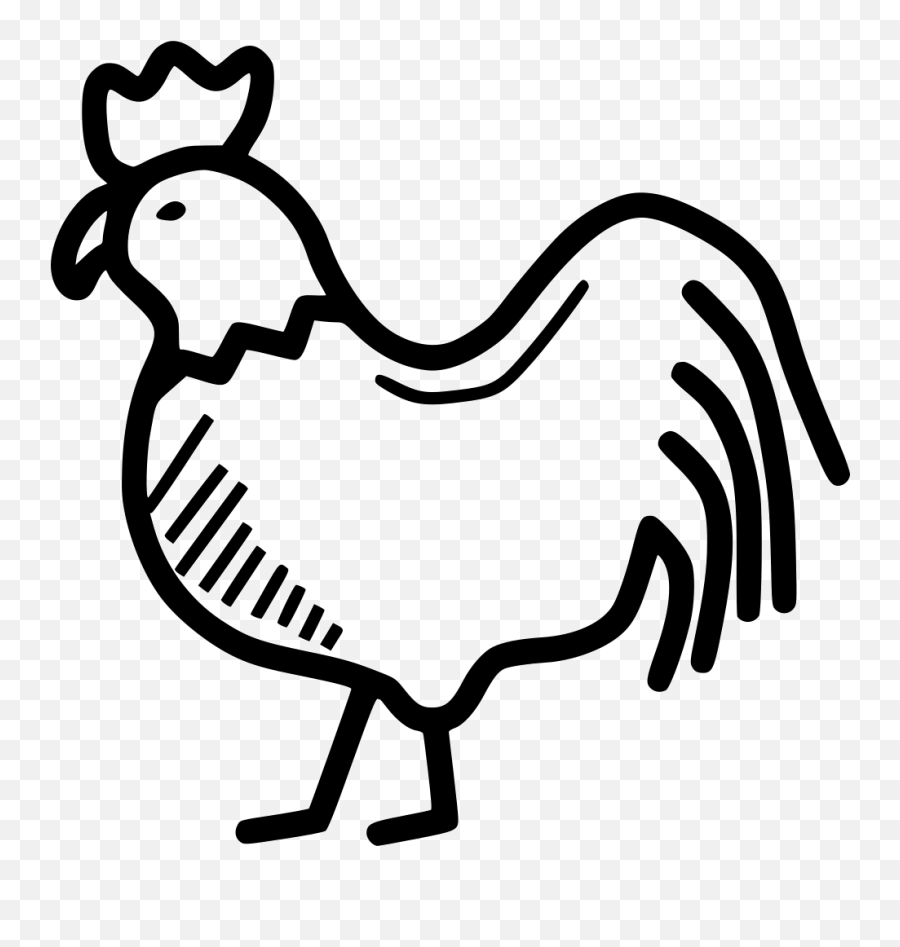 Hen Clipart Easy Chicken - Chicken Emoji,Chick Emoji Pillow