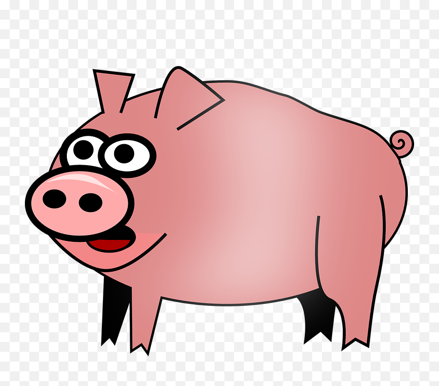 Hog Pig Animal - Hog Clipart Emoji,Girl Pig Emoji