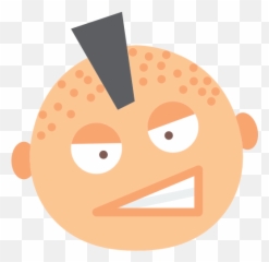 Punk Goatee People Emoticon Crest - Portable Network Graphics Emoji,Goatee Emoji