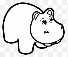 Hippo Clipart Clip Art Hippo Clip Art Transparent Free For - Hippo Outline Emoji,Hippo Emoji