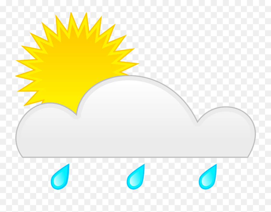 Free Raindrop Rain Illustrations - Sun And Rain Emoji,Heavy Metal Emoticon