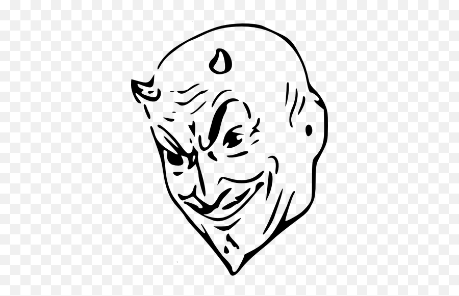 Devil Head Vector Clip Art - Devil Face Transparent Background Emoji,Devil Emoticon