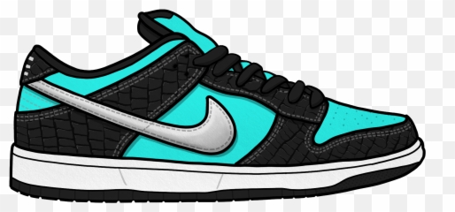 Clipart Shoes Canvas Shoe Clipart - Nike Sb Dunk Low Paris Png Emoji,Emoji Canvas Shoes