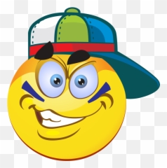 Baseball Cap Emoji Decal - Emoji With Baseball Hat,Cap Emoji