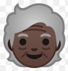 Dark Skin Tone Emoji - Emogi De Velho,Afro Emoji Copy And Paste
