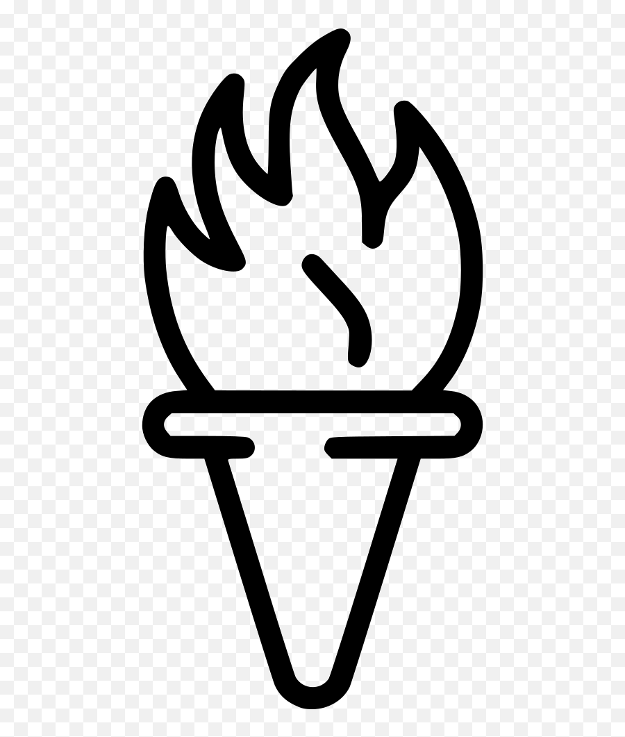 Download Torch Flambeau Fire Olympic Games Castle Light - Portable Network Graphics Emoji,Torch Emoji