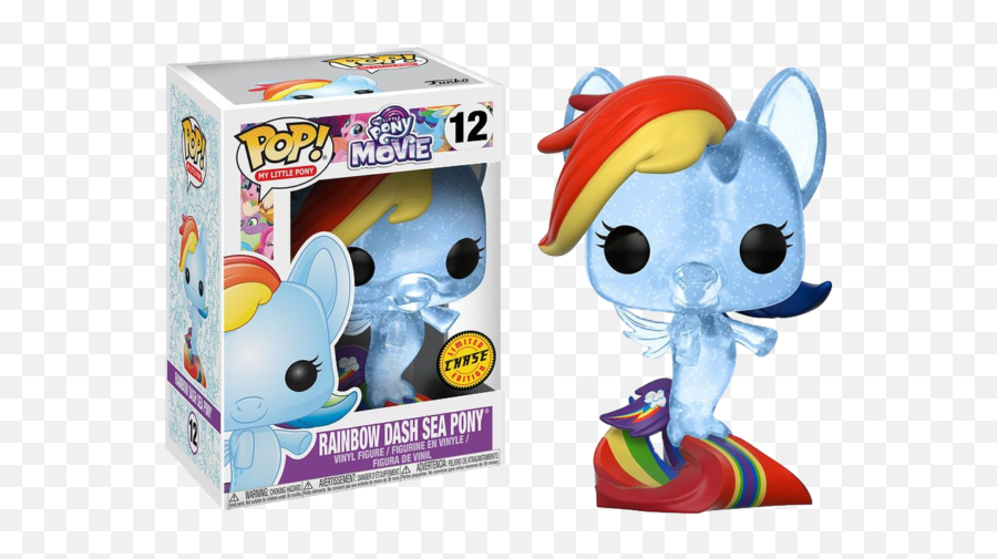 Funko Pop My Little Pony Mlp Movie - Rainbow Dash Sea Pony My Little Pony Funko Pop Emoji,Pony Emoji