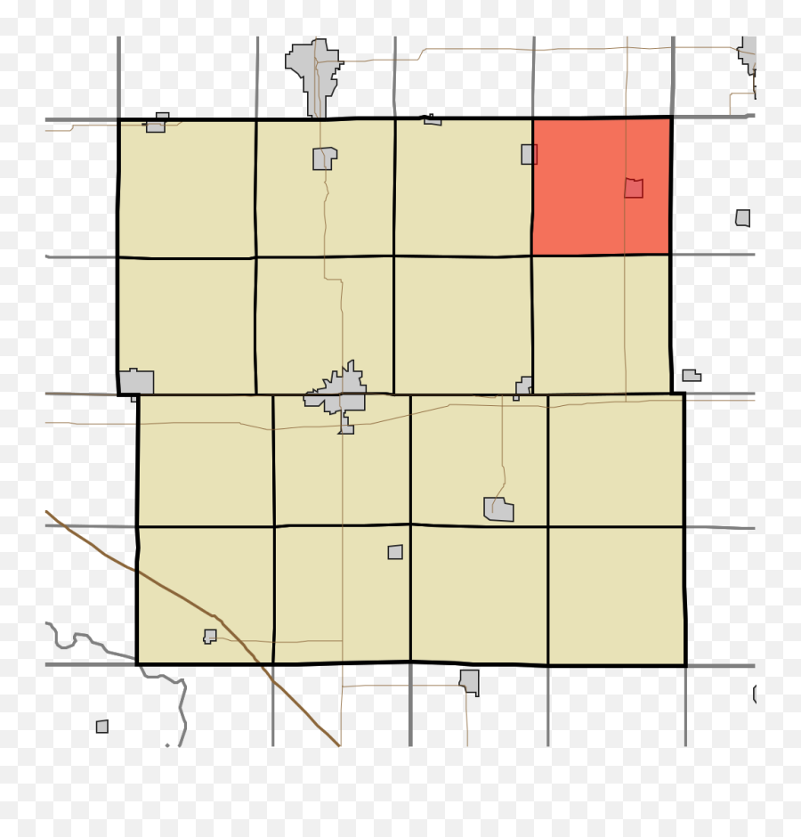 Map Highlighting Madison Township Buchanan County - Beige Emoji,Custom Emoji