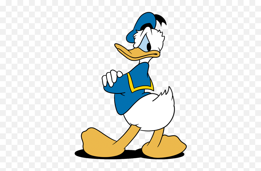 Vk Sticker 23 From Collection Donald Duck Download For Free - Daffy Duck Drawing Emoji,Donald Duck Emoji