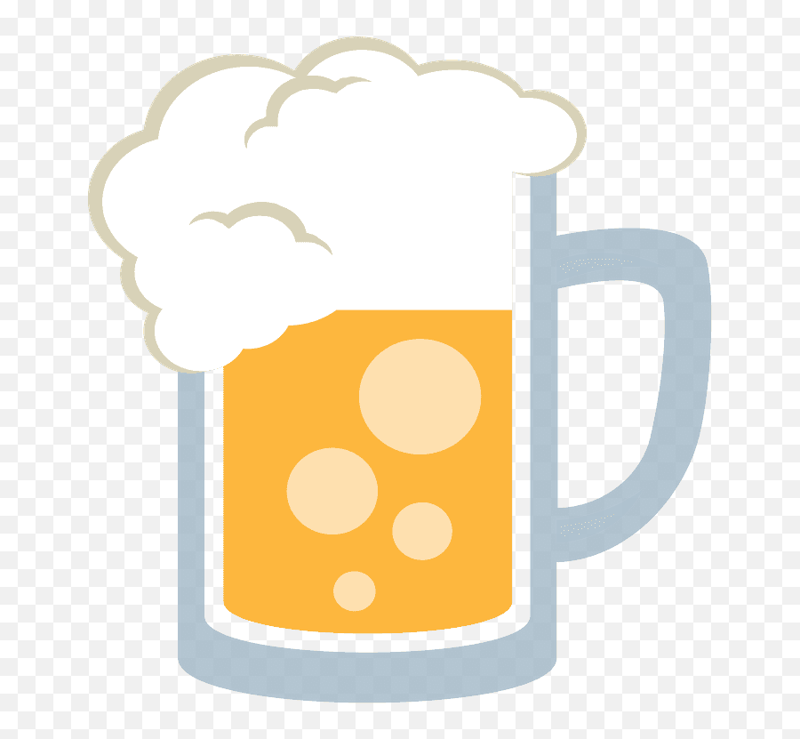 Beer Mug Emoji Clipart - Beer Mug Emoji Vector,Coffee Emojis