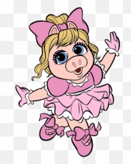 Largest Collection Of Free - Toedit Miss Stickers On Picsart Muppet Babies Piggy Png Emoji,Miss Piggy Emoji