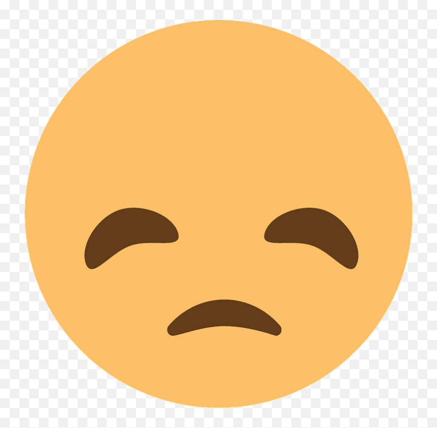 Disappointed Face Emoji Clipart Free Download Transparent - Äpfel Mit Birnen Vergleichen,Weary Emoji