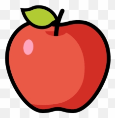 Red Apple Emoji Clipart - Pessoa,Peach Emoji Png