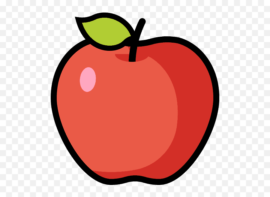 Red Apple Emoji Clipart - Pessoa,Peach Emoji Png