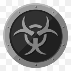 Biohazard Metal Symbol - Pc Virus Png Emoji,Biohazard Emoji