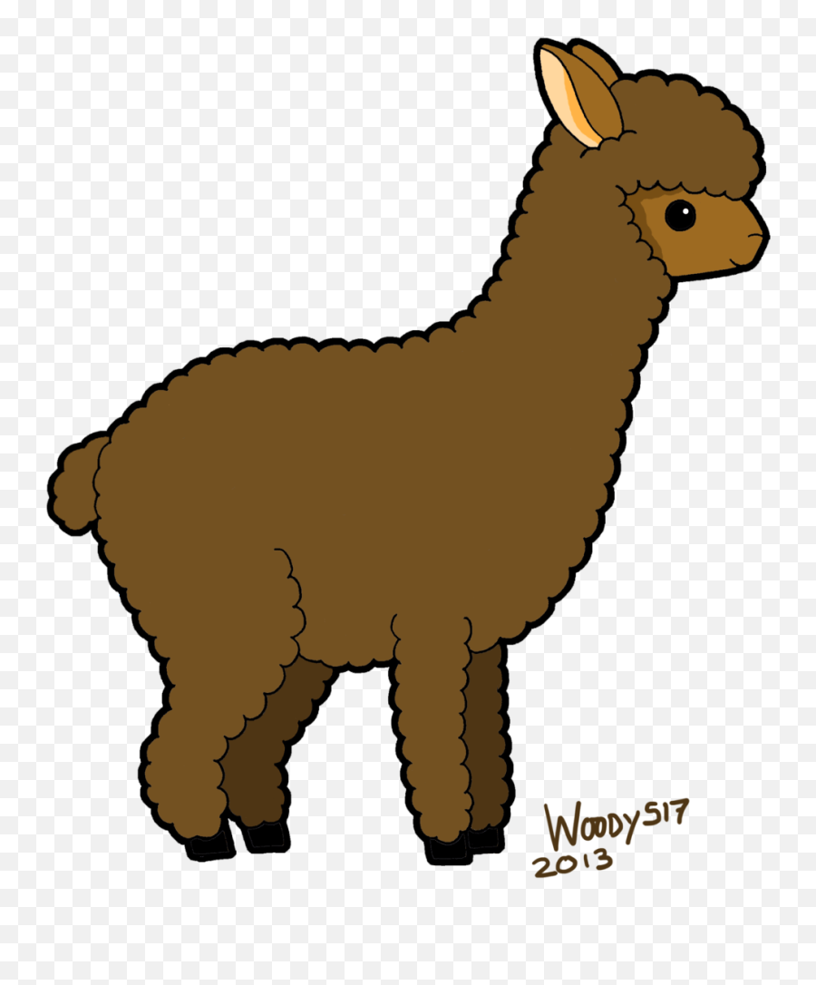 Alpaca Clipart - Alpaca Drawing Png Emoji,Alpaca Emoji