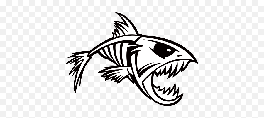 Download Transparent Bones Fish - Fish Skeleton Svg Free Fish Bones Svg Free Emoji,Bones Emoji