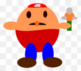 Mario - Cartoon Egg Man Emoji