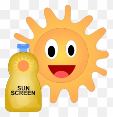 Sunscrean Uv Rays Skin Block - Sunscreen Emoji
