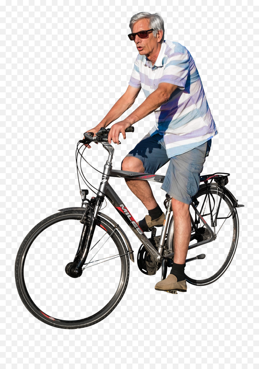 Man Bicycle Traveling Freetoedit - Transparent Png Bicycle People Png Emoji,Emoji Bike