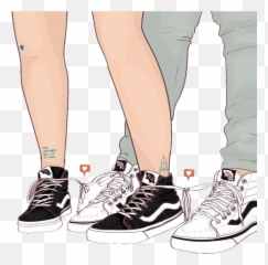 Love Tumblr Clipart - Vans Love Emoji,Emoji Shoes Vans