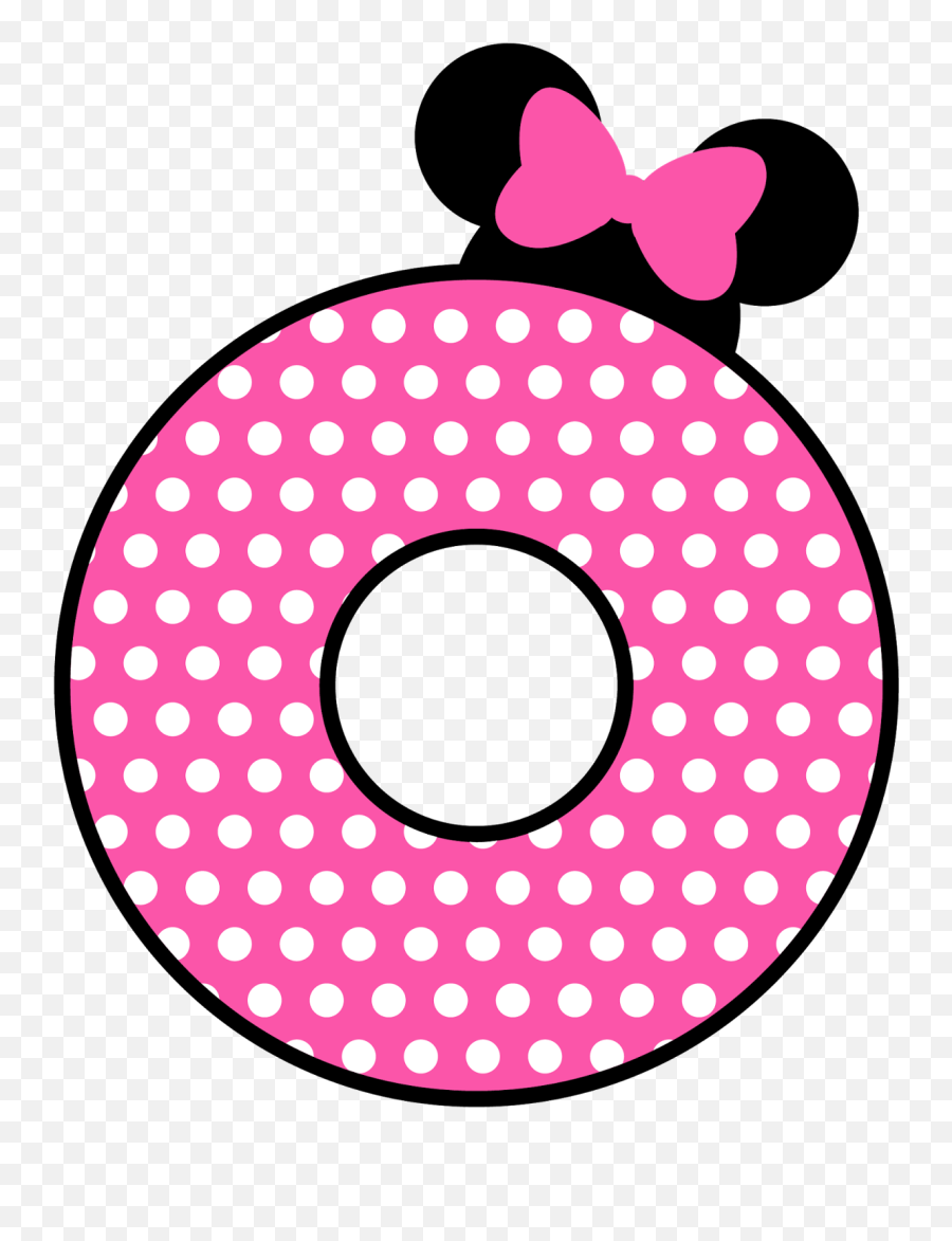 Precioso Alfabeto Tipo Minnie Rosa - Pink Minnie Mouse Number 3 Emoji,Bizcocho De Emoji