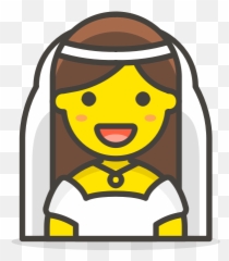 Bride Veil With Icon - Woman Astronaut Icon Png Emoji,Bride Emoji