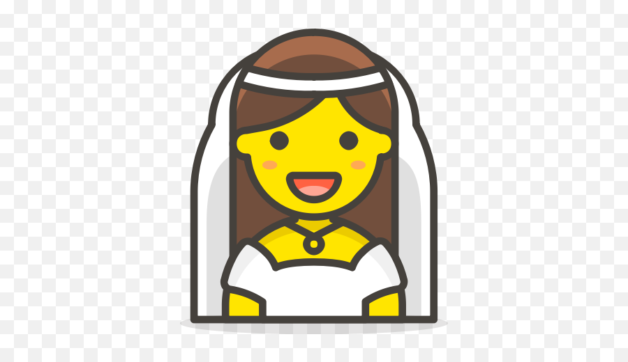 Bride Veil With Icon - Woman Astronaut Icon Png Emoji,Bride Emoji