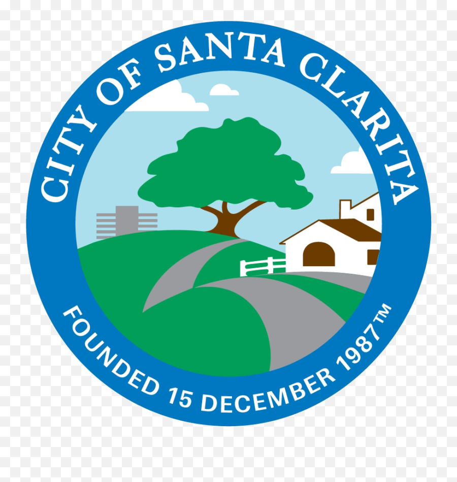 Seal Of Santa Clarita California - Santa Clarita Emoji,California State Flag Emoji