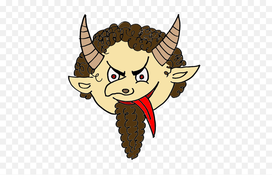 Devil With Beard - Básniky O Ertech Emoji,Devil Emoticon